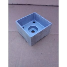 Ben Douglas Foundry Post Base,Anchored 4x4 Heavy Cast Aluminum MADE IN THE USA ( 5 COUNT)