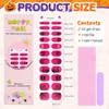 EBANKU - Tiras de esmalte de uñas de gel para