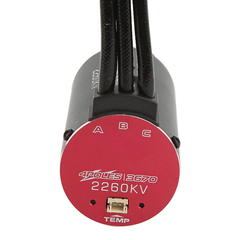 V2 Supersonic 3670 2260KV RC Brushless Motor 4 Pole with
