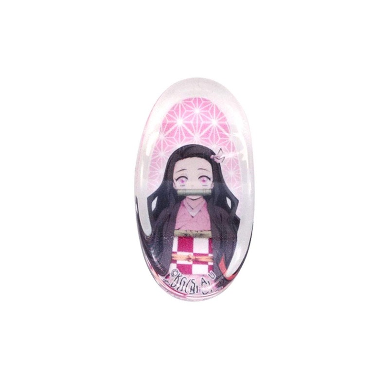 Demon Slayer 073532 Nezuko Kamado Chopsticks Rest, Clear, Approx. 1.0