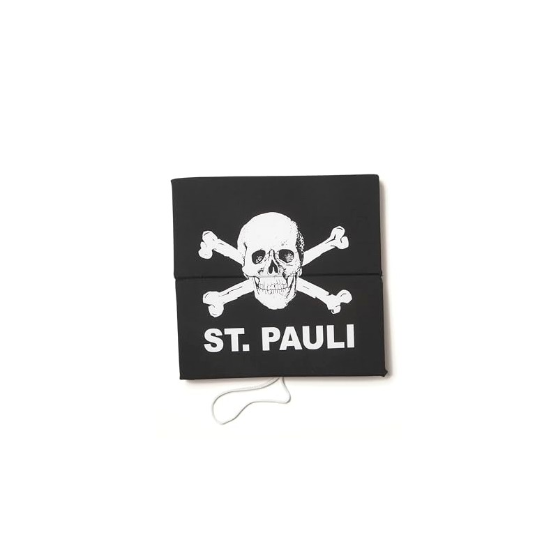 FC St. Pauli Skull Folding Seat Cushion (Black, One Size)