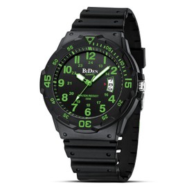 HANPOSH Mens Watches Analog Quartz Watches Men 50M Waterproof Watch Fashion Business Casual Mens Designer Watch with Date Wrist Watches for Man