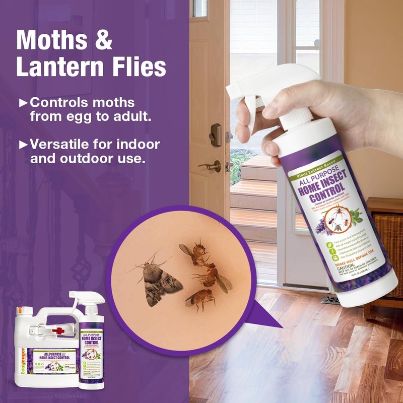 EcoVenger by EcoRaider All Purpose Insect Control 16 oz, Fleas,
