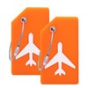 Silicone Luggage Tag with Name ID Card Perfect to Quickly