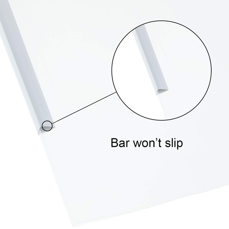 10 Pieces Binding Bars Slide Grip Binding Bars for School