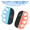 PETFROH Switch2用 指ぬき フィットネスグリップ リングフィット・ボクシング・スポーツゲーム用 人間工学 挿入簡単 左右セット (ブルー＆オレンジ)
