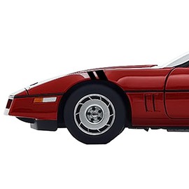 2 and 3 Inch Fender Hash Mark Double Bars Racing Stripes Vinyl Decals, Fits Chevy Corvette C4, Driver Side, Black Matte