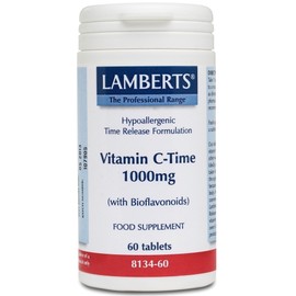 Lamberts Vitamin C 1000mg Time Release Βιταμίνη C Βραδείας Απελευθέρωσης, 60 Tablets