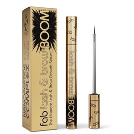 Sérum Crecimiento de Pestañas y Cejas Fab Lash & Brow Growth – Tratamiento Profesional de Alta Potencia para Volumen, Alargamiento y Fortalecimiento.