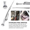 Stainless Steel Oil Pan Dipstick Passenger Side for 80-92 Pontiac