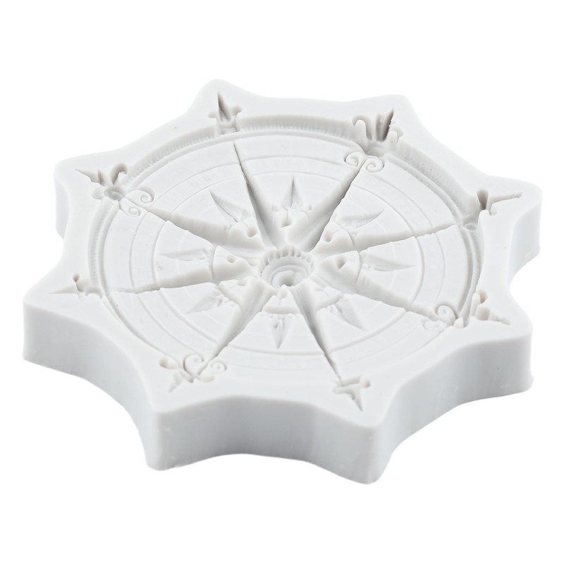 Compass Polymer Clay Molds Nautical Compass Silicone Mold