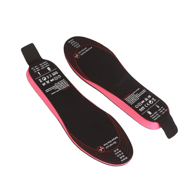 Heated Insoles DIY Cuttable Smart Remote Control USB Rechargeable Electric