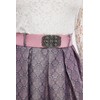 Lifos 0800 Dirndl Skirt, Costume Skirt with Belt Paisley Pattern,