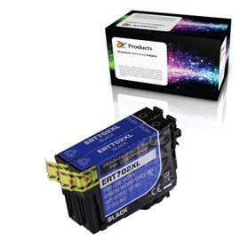 OCProducts Remanufactured Ink Cartridge Replacement 2 Pack for Epson 702 702XL for WF-3720 WF-3730 WF-3733 (2 Black)