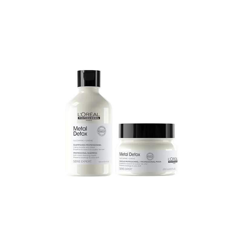 L'Oreal Professionnel Serie Expert DUO Metal Detox Shampoo 300ml and
