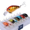 AIMALL 8X Fishing Lures Bream Bass Trout Redfin Perch Cod