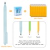 AUAUY 6PCS Inkless Magic Pencil, Macaron Color Retractable Infinity Pencil