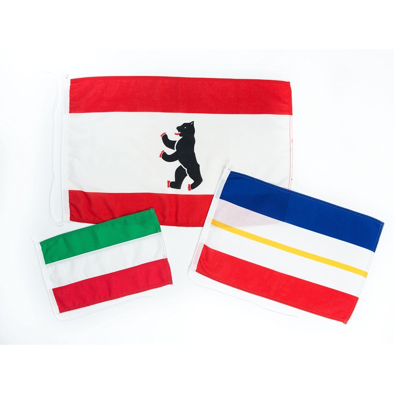 New Marine Boat Flag Baden Württemberg 20 x 30 cm.