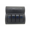 Marine Boat Blue SPLASHPROOF Switch Panel 4 Gang with LED