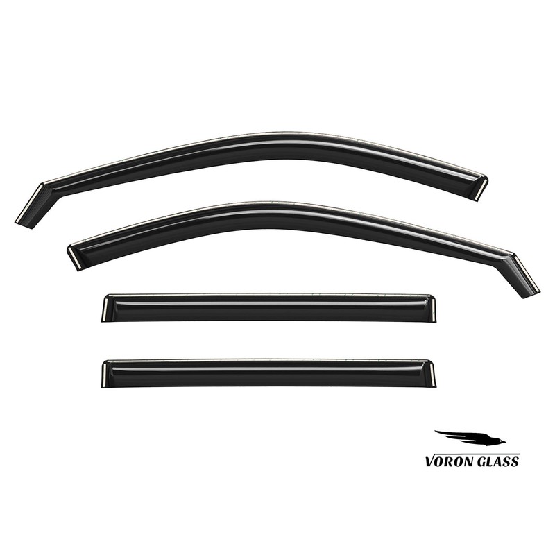 Voron Glass in-Channel Extra Durable Rain Guards for Toyota Grand