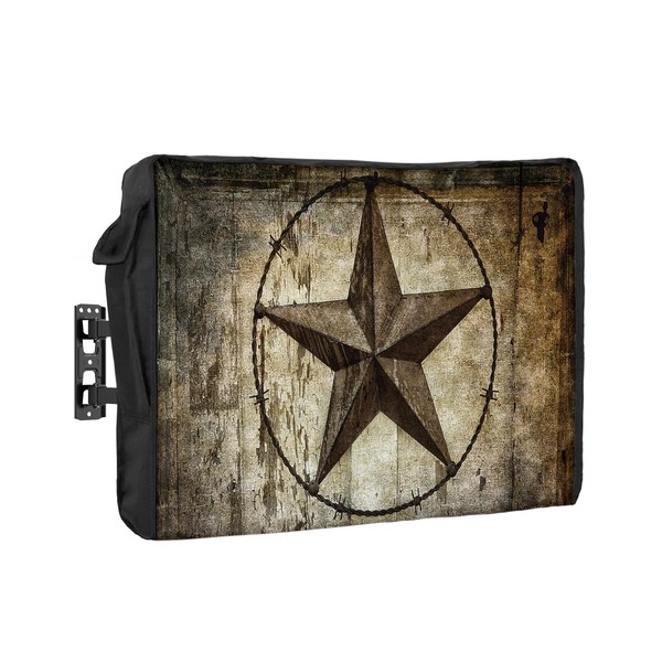 Outdoor TV Cover Lonely Star of Pristine West Texas Waterproof