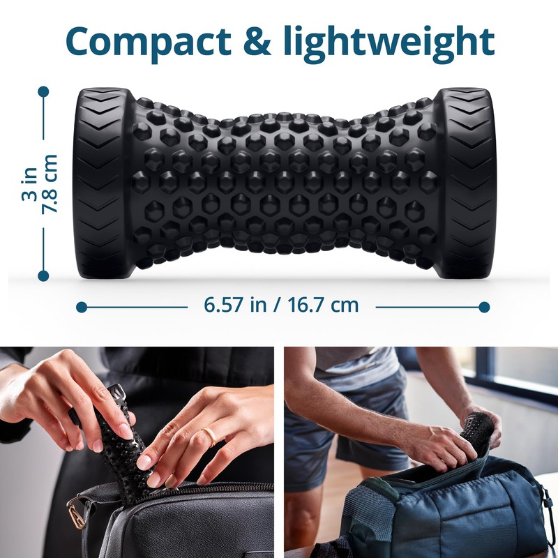 TheraFlow Portable Plantar Fasciitis Massager - Acupressure Foot Massagers for