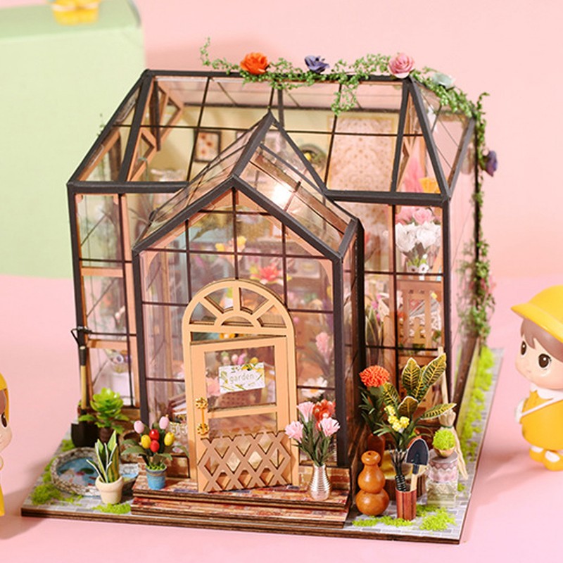 DIY Miniature Dollhouse Kit 1:24 Scale Dollhouse Puzzle Toy for