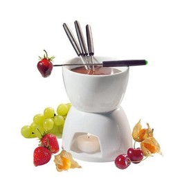 Cillo Chocolate Fondue Set Color: White