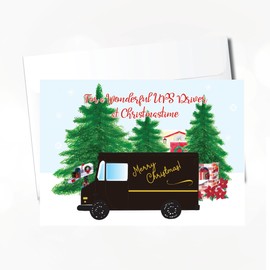 Christmas Card for my Parcel driver from Kards by Kaylee Thank a Driver