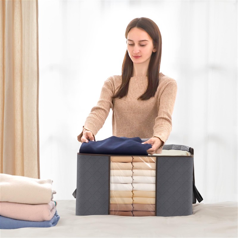 Lifewit 90L Large Storage Bags, Closet Organizers and Storage, Clothes