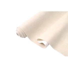 1 Yards 54" x 36" Cream Faux Leather Fabric Calfskin Soft Fake Leather Fabric by The Yard Cream Upholstery Vinyl for Sofa Bags Chairs Car Seats DIY Crafts