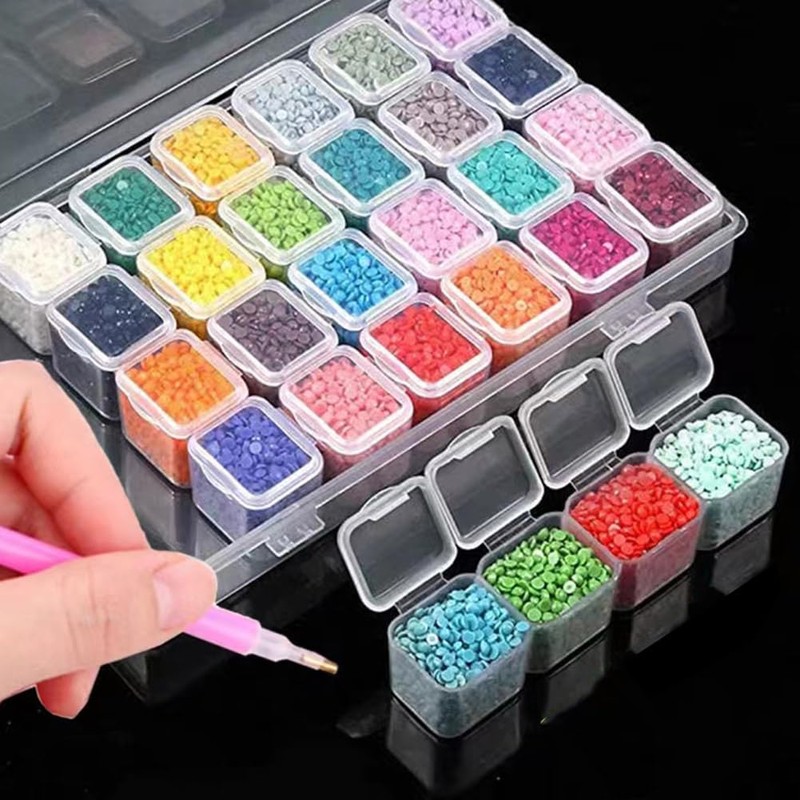 Diamond Painting Storage Box, Diamond Painting Accessory Boxes, Plastic Diamond