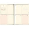 Elcomune Matka DR-WK-591 Weekly B6 Notebook, 2025 Weekly Block, Shimaenaga