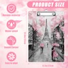 Paris Eiffel Tower Clipboard,Decorative Clip Board with Metal Clip Cute