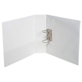 Exacompta - Ref 53955E - Kreacover Collection - Prem'Touch Lever Arch File - 320 x 300mm in Size, Suitable for A4+ Documents, Polypropylene, 2 Rings, 50mm Spine – White