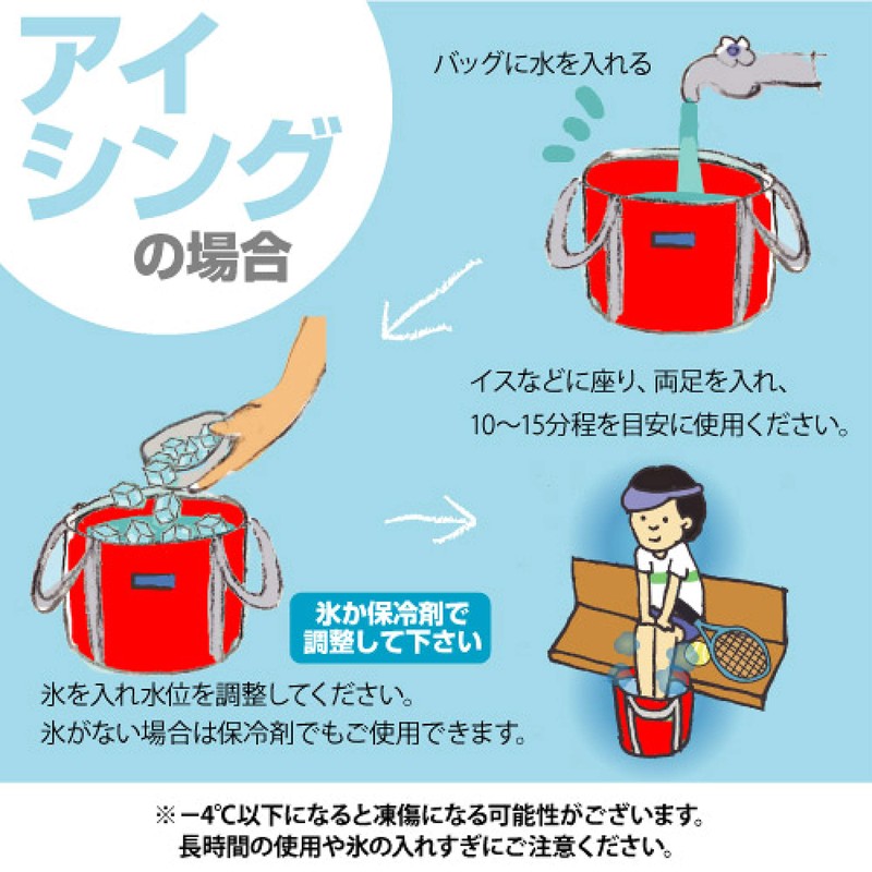 Activital Portable and Portable Icing Bag for Feet and Ankles