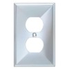 Liberty 135875 Chrome Beverly Duplex Outlet Cover Plate