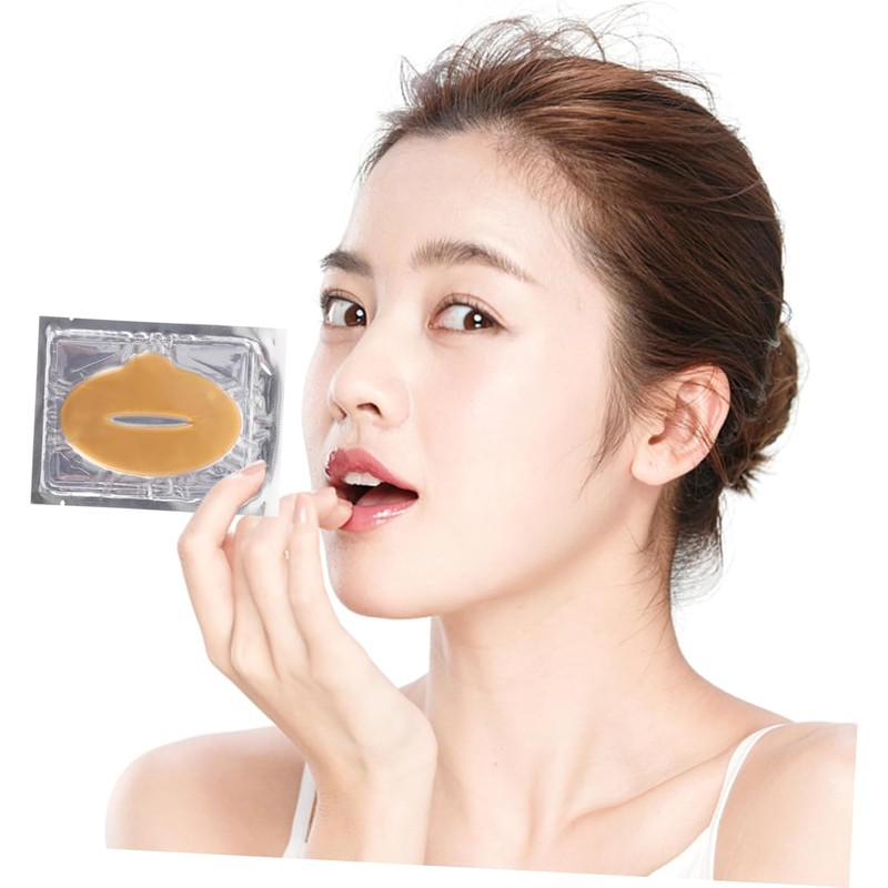 Mascarillas Labiales Hidratantes Colágeno 25 Piezas Tamaño Compacto para Labios