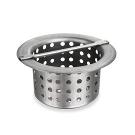 Phivan Commercial Floor Drain Strainer 3-1/2" Sink Drain Strainer Basket Shower Strainer Drain Hair Catcher with Handle Stainless Steel Drainer Filter Used to Prevent Clogging of Kitchen Sinks