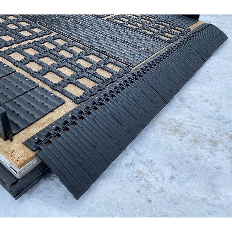 Caliber Edge Glides Trailer Ramp Edge Protectors – Smooth Ground-to-Ramp