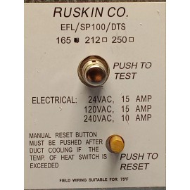 Ruskin EFL 165 Electric Fuse Link with End Switch