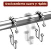 Mebix TRD Kit De 12 Ganchos para Cortinas de baño