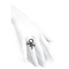 Alchemy Gothic Dragon's Lure Ladies Ring Colour Silver L-XL Pewter,