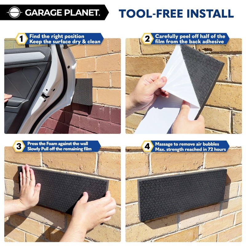 Garage Planet M2 Garage Wall Protector Car Door Wall Protector,