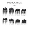 8 PCS Hair Clipper Guards, 8 Sizes Hair Clipper Guards