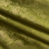 Roslynwood Luxury Gold Foil Print Olive Green Velvet Curtains 108