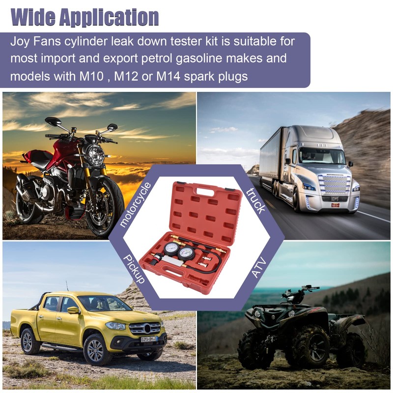 Cylinder Leak Down Tester,Compression Tester Automotive - Engine Cylinder Dual