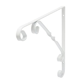 DURAline Ornamental Bracket WHT 10X10 244, metal, White, 25 x 25 cm