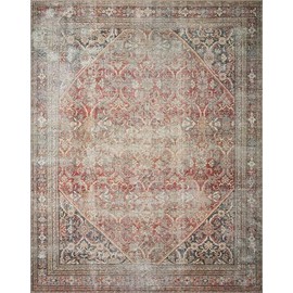 Loloi Amber Lewis x Georgie Red/Navy 5'-0" x 7'-6" Area Rug
