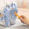 Acupressure Foot Socks with Meridian Massage Stick Set Black (Women's) 2ea